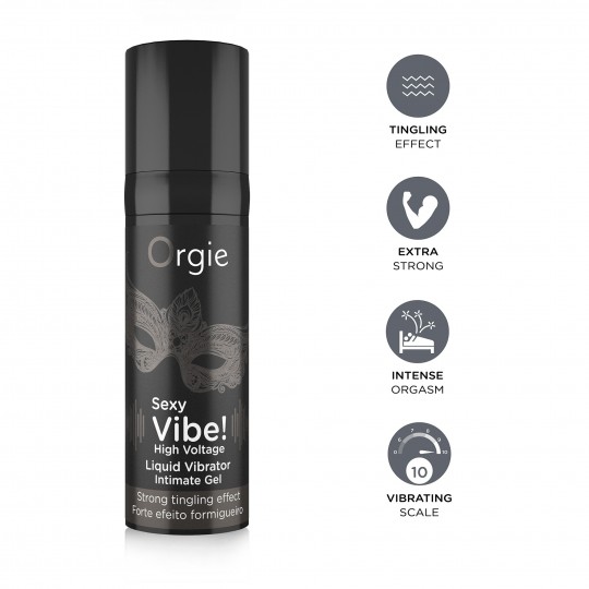 GEL MIT VIBRATION SEXY VIBE HIGH VOLTAGE 15ML ORGIE
