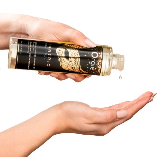 MASSAGEÖL MIT GLANZ-EFFEKT TANTRIC LOVE RITUAL 200ML ORGIE