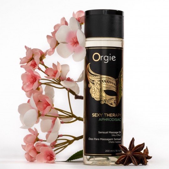 ÓLEO DE MASSAGEM SEXY THERAPY APHRODISIAC 200ML ORGIE