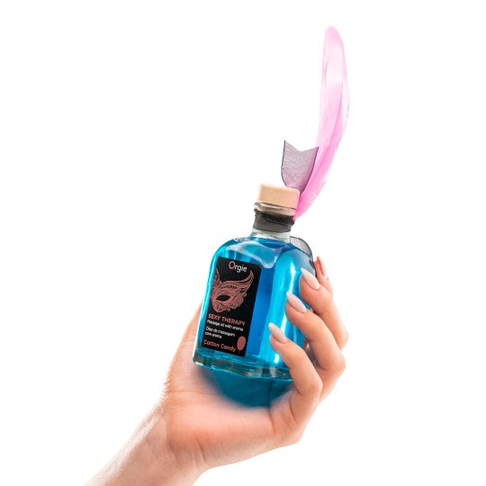 MASSAGE-SET LIPS SEXY THERAPY ZUCKERWATTE 100ML ORGIE