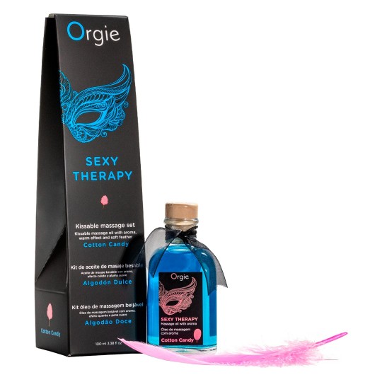 ORGIE SEXY THERAPY LIPS MASSAGE KIT COTTON CANDY 100ML