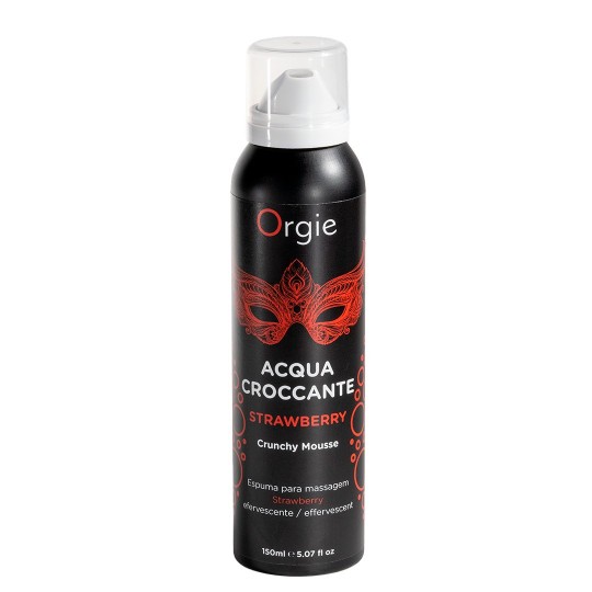 ORGIE ACQUA CROCCANTE CRACKELING MASSAGE FOAM STRAWBERRY 150ML