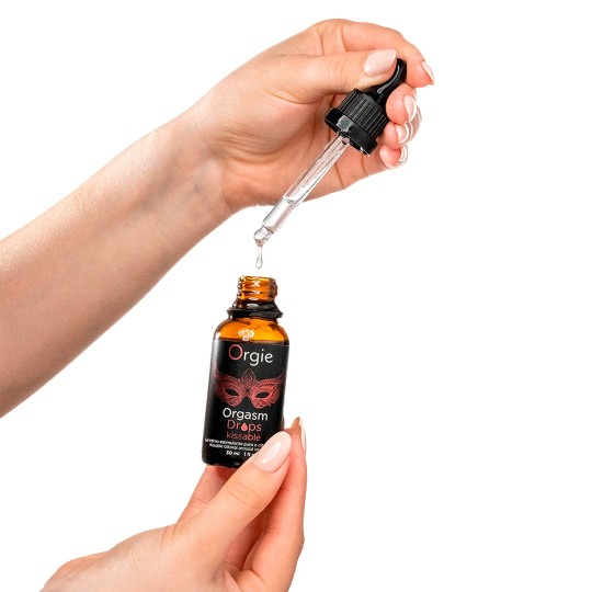 ПОЦЕЛУИ ORGASM DROPS KISSABLE 30ML ORGIE