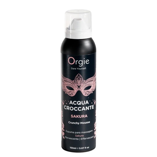 ORGIE ACQUA CROCCANTE CRACKELING MASSAGE FOAM SAKURA 150ML