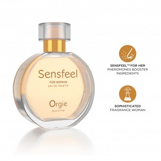 PROFUMO CON FEROMONI SENSFEEL FOR WOMAN 50ML ORGIE