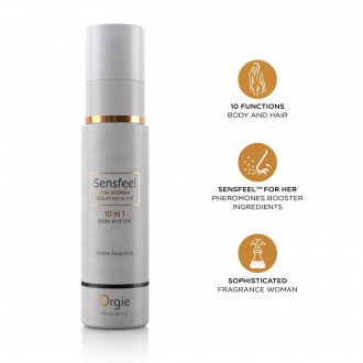10 В 1 ЛОСЬОН ДЛЯ ТЕЛА И ВОЛОС С ФЕРОМОНАМИ SENSFEEL FOR WOMAN 100МЛ ORGIE
