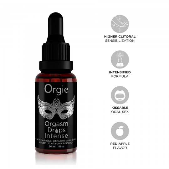 КАПЛИ ORGASM DROPS INTENSE 30ML ORGIE