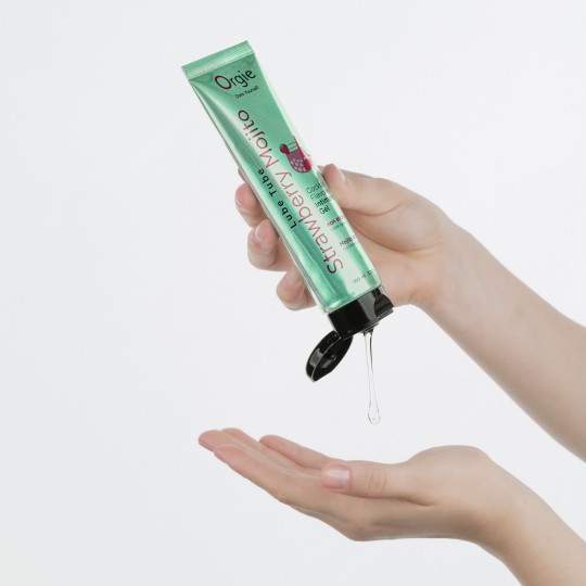 LUBRIFIANT LUBE TUBE COCKTAIL MOJITO À LA FRAISE 100ML ORGIE