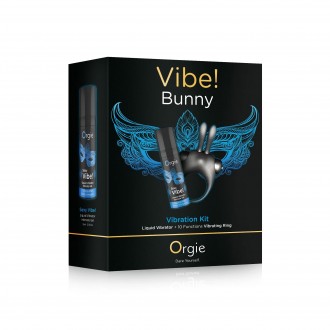 ORGIE VIBE! BUNNY VIBRATION KIT 15ML