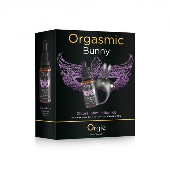 НАБОР ДЛЯ КЛИТОРАЛЬНОЙ СТИМУЛЯЦИИ ORGASMIC BUNNY ORGIE 30ML