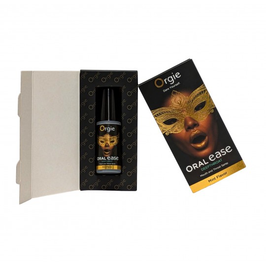 ORGIE ORAL EASE DEEPTHROAT MOUTH AND THROAT SPRAY MINT FLAVOUR 15ML