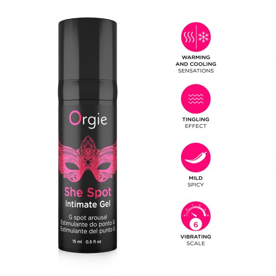 STIMULIERENDES GEL FÜR DEN G-PUNKT SHE SPOT 15ML ORGIE