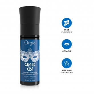 АНАЛЬНЫЙ МАССАЖНЫЙ ГЕЛЬ С ТЕПЛОВЫМ ЭФФЕКТОМ GREEK KISS 50ML ORGIE