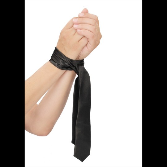 TIE ME UP BONDAGE TIE BLACK
