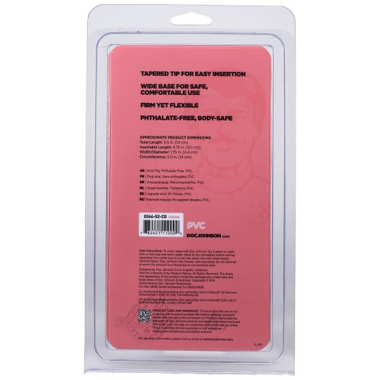 DOC JOHNSON CLASSIC BUTT PLUG FLESH MEDIUM