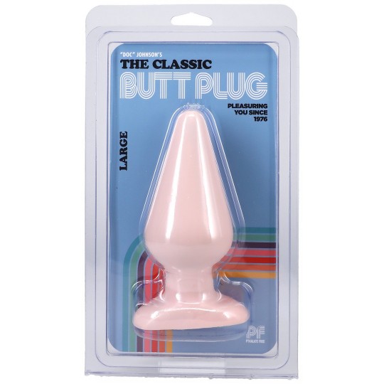 DOC JOHNSON CLASSIC BUTT PLUG FLESH LARGE