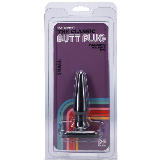 DOC JOHNSON CLASSIC BUTT PLUG BLACK SMALL