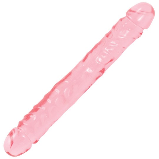 DILDO DUPLO JR. DOUBLE DONG 12' ROSA