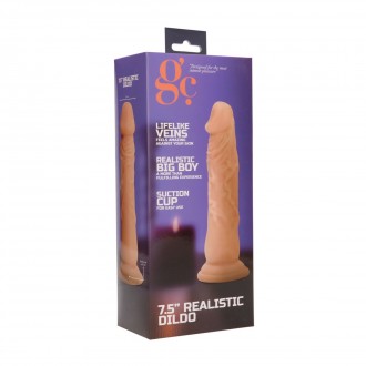 GC 7,5” REALISTIC DILDO WHITE