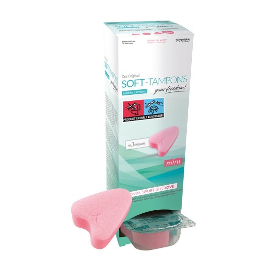 CAIXA COM 10 TAMPÕES SOFT-TAMPONS MINI