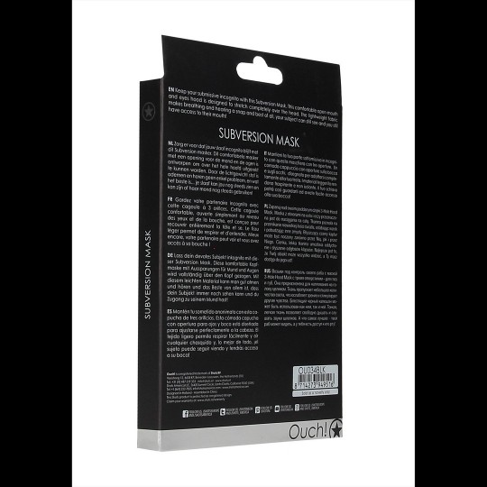 SUBVERSION MASK BLACK