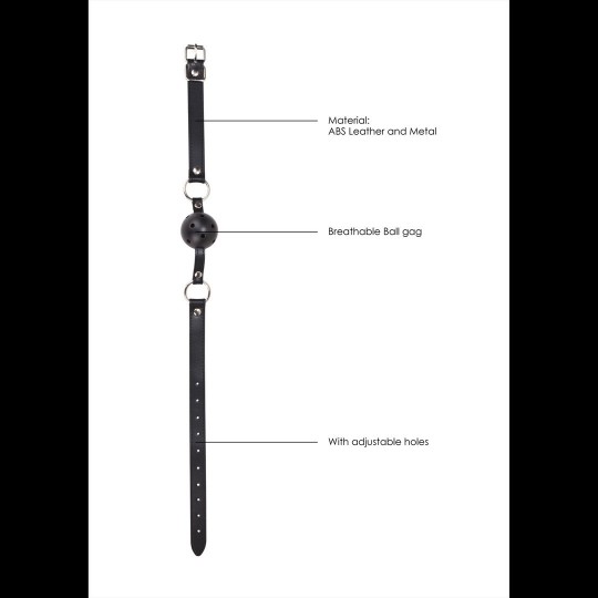 MORDAZA OUCH! BALL GAG NEGRA