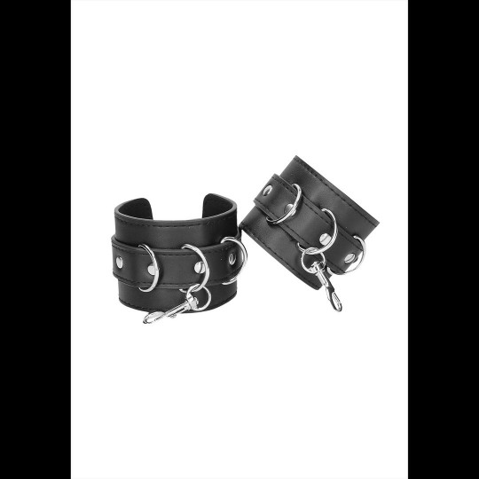 ESPOSAS PARA MUÑECAS Y TOBILLOS OUCH! HAND AND LEG CUFFS NEGRAS