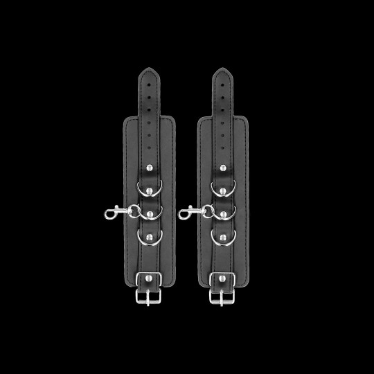 ESPOSAS PARA MUÑECAS Y TOBILLOS OUCH! HAND AND LEG CUFFS NEGRAS