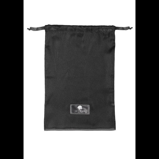 LE DESIR SATIN BAG - BLACK