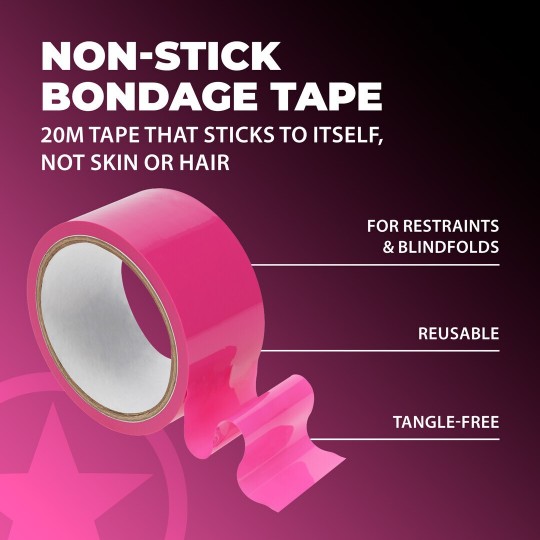 PVC NON-STICK TAPE - 20 M - PINK