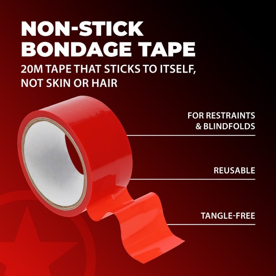 PVC NON-STICK TAPE - 20 M - RED