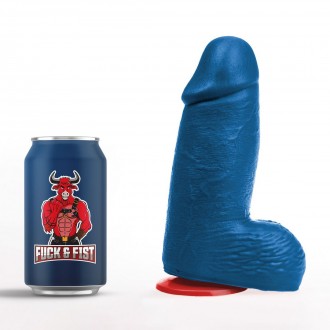 DAGR M - REALISTIC THICK DILDO WITH BALLS - 5.7 / 14,5 CM - BLUE