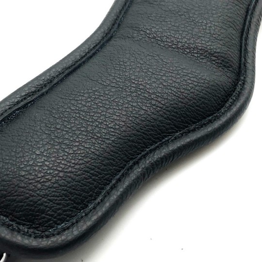 LEATHER COLLAR - BLACK