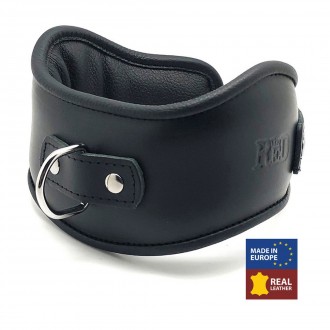 LEATHER COLLAR - BLACK