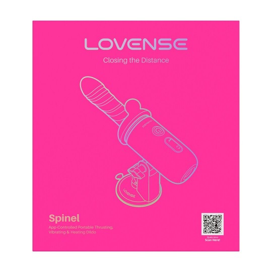 SPINEL - PORTABLE THRUSTING VIBRATING AND HEATING DILDO