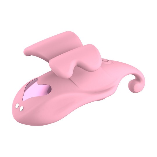 FINGER DUAL VIBRATOR - PINK