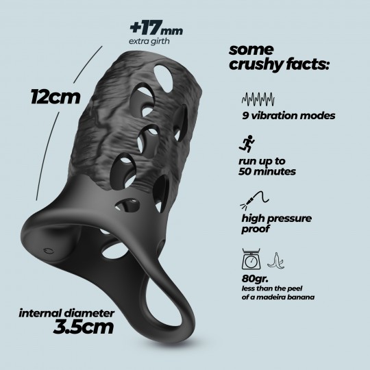 BATIATUS ANEL ARMADURA PARA O PÉNIS CRUSHIOUS