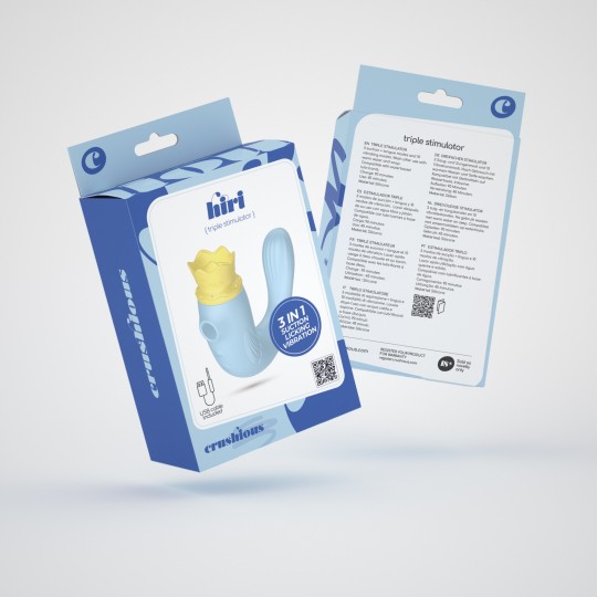 PACK DE 30 ESTIMULADOR TRIPLE HIRI CRUSHIOUS AZUL