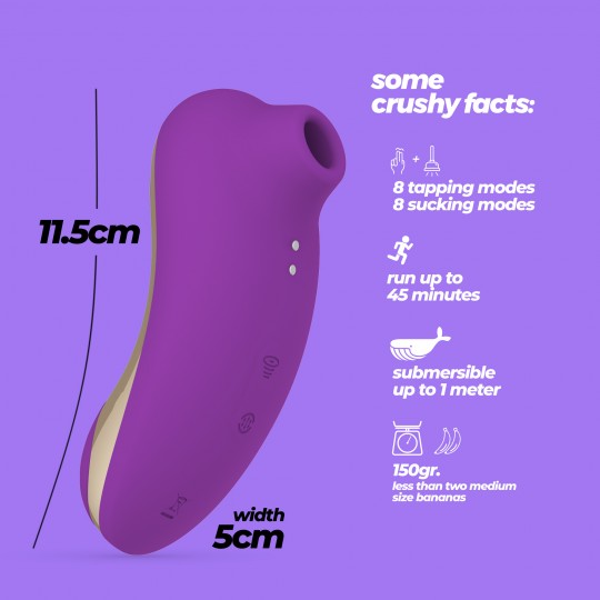 ESTIMULADOR PARA CLITÓRIS SUPERNOVA CRUSHIOUS MORADO