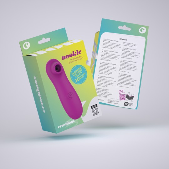 ПЕРЕЗАРЯЖАЕМЫЙ КЛИТОРАЛЬНЫЙ СТИМУЛЯТОР CRUSHIOUS NOOKIE