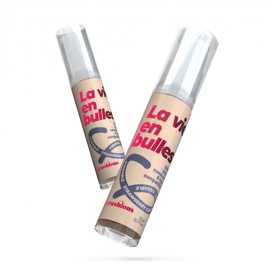 JELLY LUBRIFICANTE LUBSHIOUS AL GUSTO CHAMPAGNE ALLA FRAGOLA CRUSHIOUS 10ML