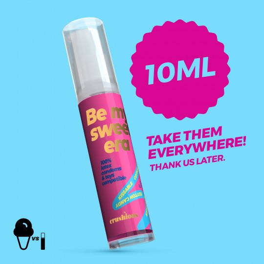GELÉE LUBRIFIANTESTEAL MY KISSES AU ARÔME DE COTON DOUX CRUSHIOUS 10ML