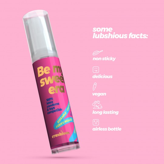 GELÉE LUBRIFIANTESTEAL MY KISSES AU ARÔME DE COTON DOUX CRUSHIOUS 10ML