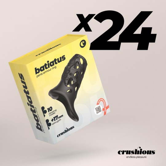 CONFEZIONE DA 24 BATIATUS ANELLO ARMATURA PER IL PENE CRUSHIOUS