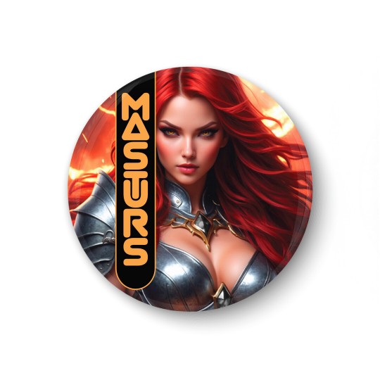SOLARA - FIRE SORCERESS - BUTTON