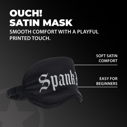 ANTIFAZ SPANK ME PRINTED SATIN NEGRA OUCH!