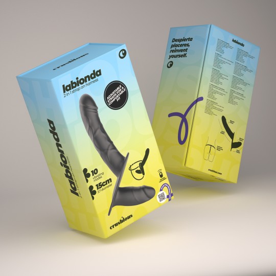 LABIONDA ARNÉS DOBLE CON MANDO CRUSHIOUS