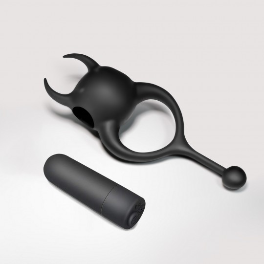 CRUSHIOUS DAEMON VIBRATING COCKRING BLACK