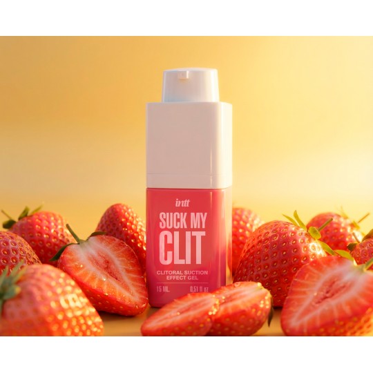 GEL STIMULANT SUCK MY CLIT FRAISE DES BOIS 15 ML INTT