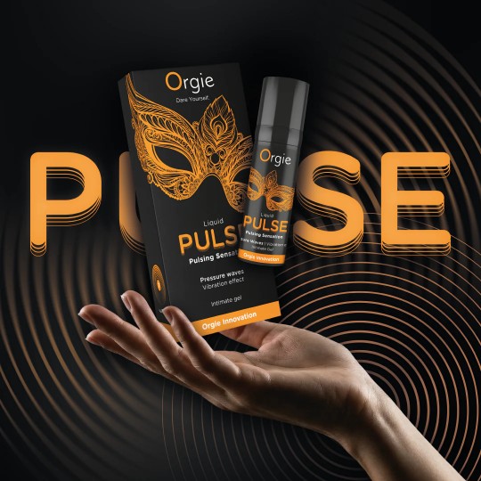 ORGIE LIQUID PULSE UNISEX STIMULATING GEL WITH A PULSATING EFFECT 15ML